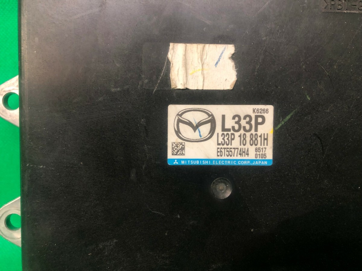 2007 07 MAZDA CX7 2.3 ATX TURBO ECM ECU CONTROL MODULE PCM L33P 18