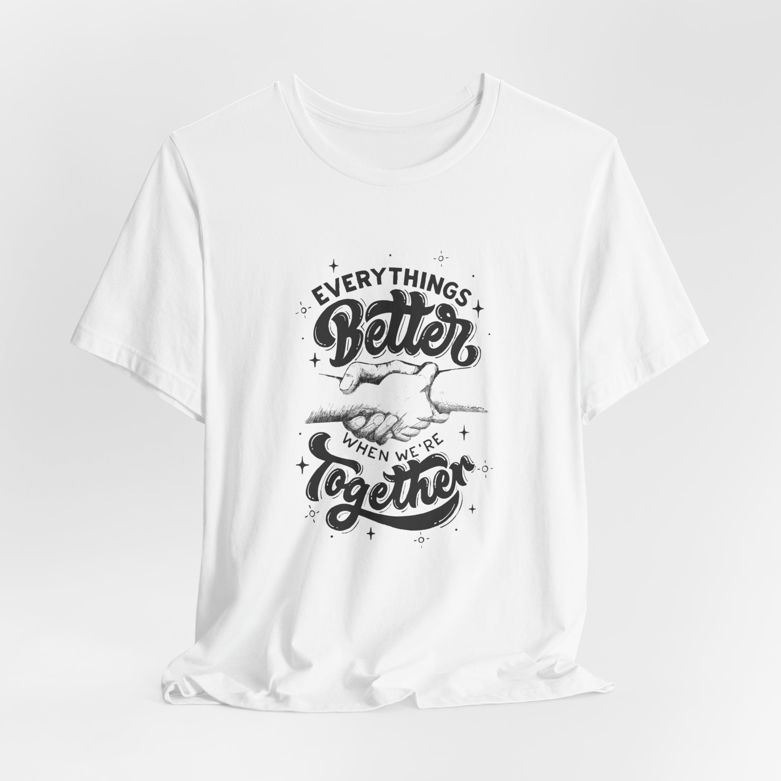 EVERYTHING IS BETTER Wedding Party Shirt, Honeymoon, Wife Hubs, Matching Shirts