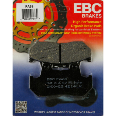 EBC  Brake Pads Fa69 Organic Honda Xl600v Transalp 1989-1990 Cn250 Helix 1 more