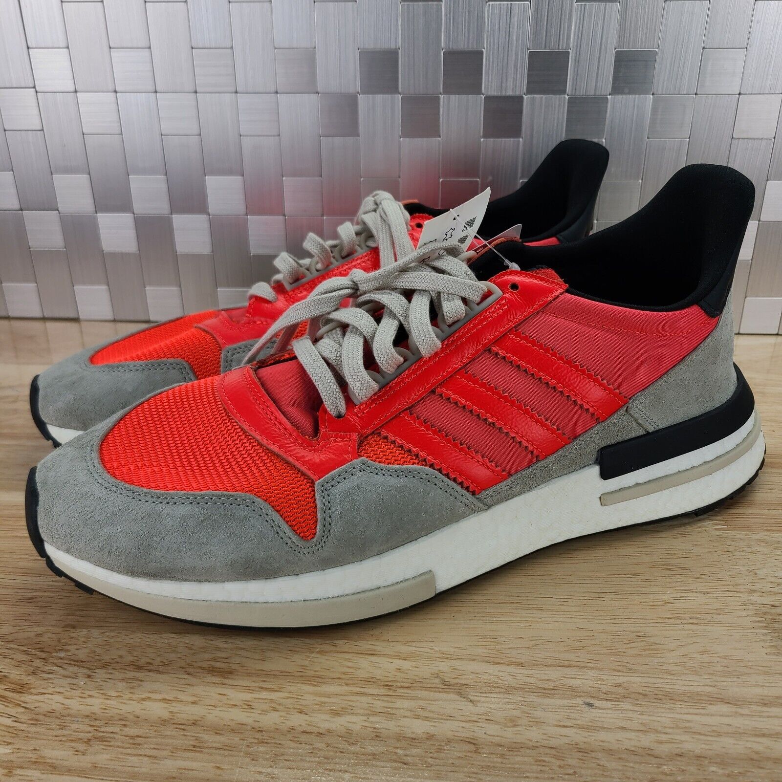 Gimnasta Perdóneme Crítico Adidas Originals ZX 500 RM Boost Solar Red Sneaker DB2739 Men's Size 12.5 |  eBay