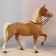 Vintage Classic Breyer Western Prancing Palomino Horse 1970's 8-1/2 Tallx9" Long