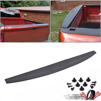 3Pcs Tailgate Cover Mold Top Cap Protector Spoiler For Ram 1500 2500 3500 09-19