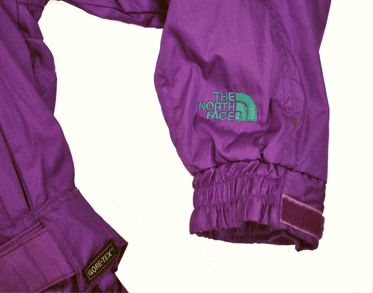 The North Face Gore-Tex NOS vtg Arial Anorak Ski Jacket Small 8 Neon 90's Purple