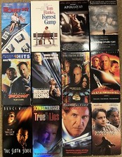 30 VHS mixed movies lot 80s 90s 00s Action Comedy Drama Suspense Hanks Willis