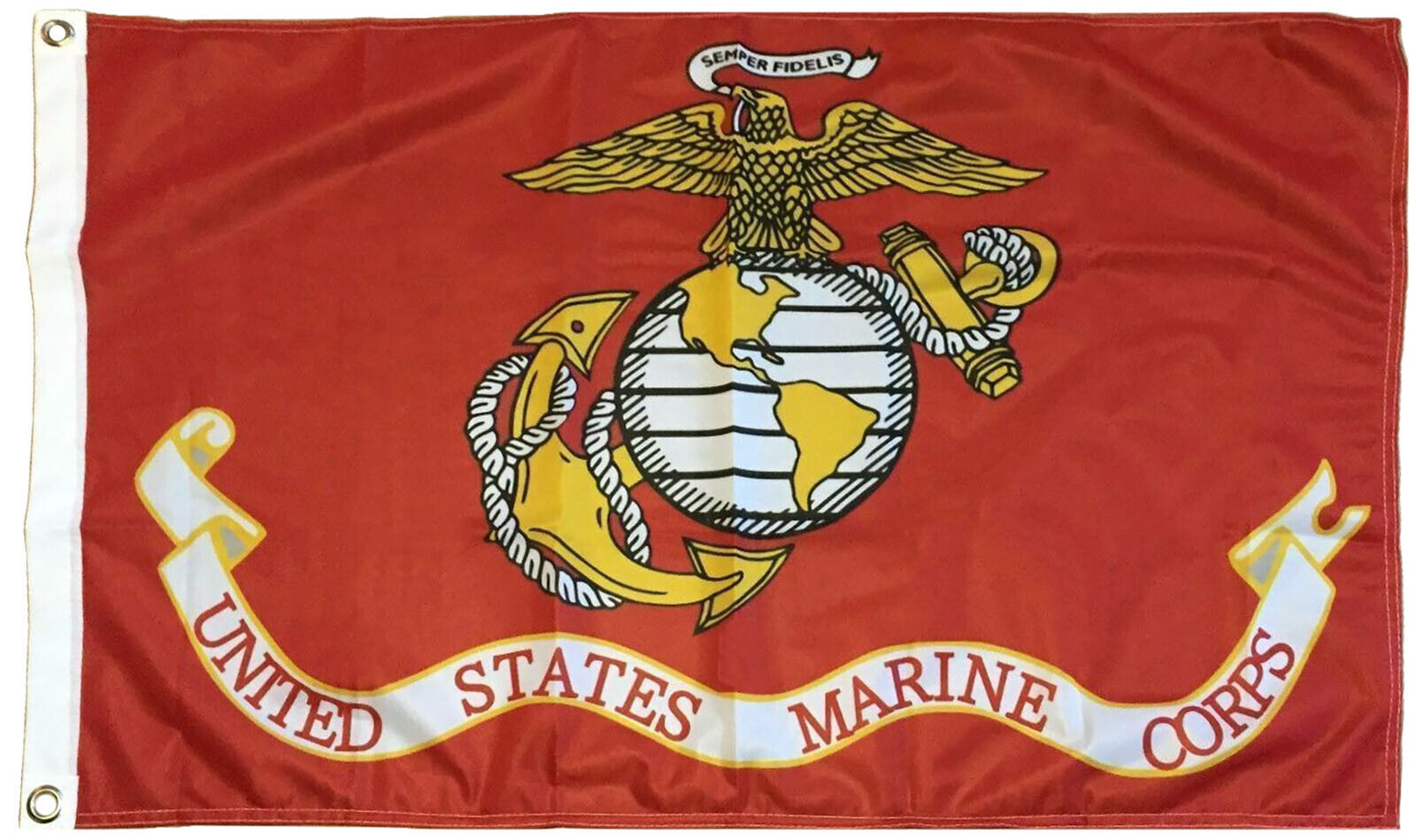 2x3 US Marine Marines Insignia 最大15%OFFクーポン House Banner 限定タイムセール Flag OFFICI grommets