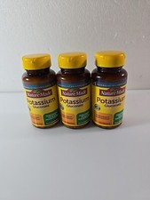 3 Pack Potassium 550mg 300 Tablets 3x100 No Gluten Exp 2028