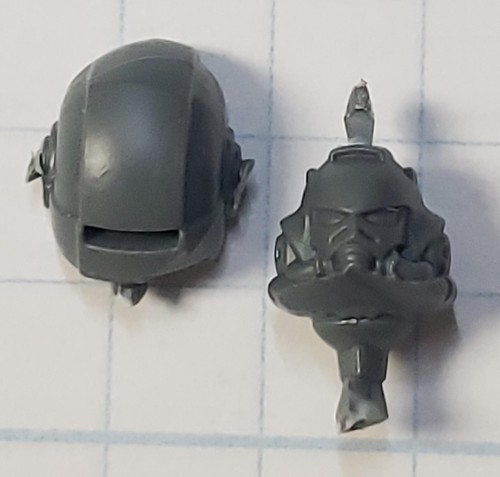 Warhammer 40k Space Marine Bits Captain In Gravis Armor Armored Helmet Head - Foto 13