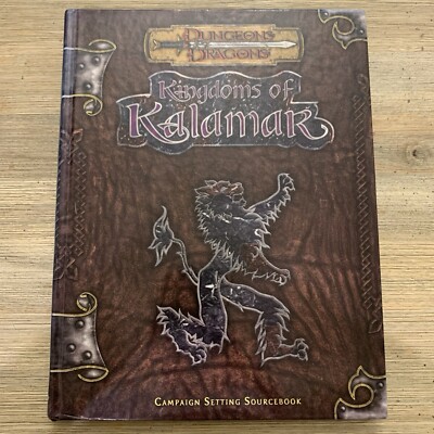 KINGDOMS OF KALAMAR - 3. Ed. D&D - D20 - DUNGEONS & DRAGONS - Top Zustand