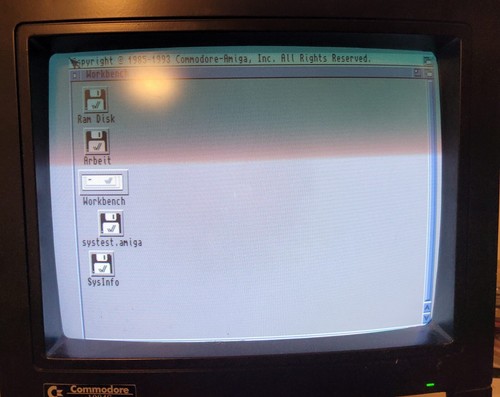 Commodore Amiga A3000D mit Tastatur und Maus - funktioniert - Ser.No 542 - Afbeelding 9 van 21