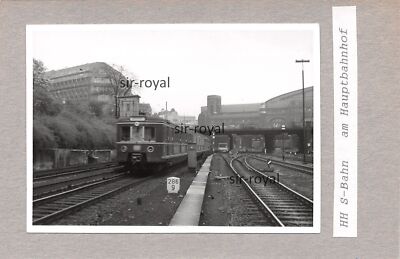 Hamburg 1970s - S-Bahn at Main Station - Tram - Photo 13x8cm