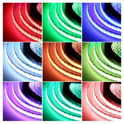 5M 5in1 RGB+CCT COB RGBW RGB+WW COB LED Strip light 840leds/m 12V