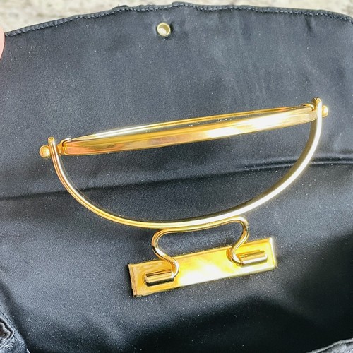 Vintage Lou Taylor Purse Evening Bag With Mirror & Gold Hardware Designer - Picture 11 of 16
