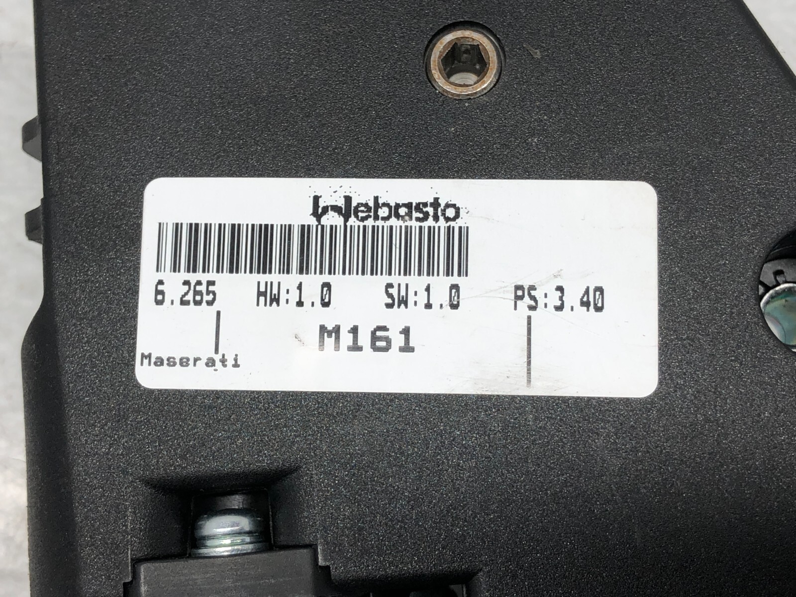 2017-2020 MASERATI LEVANTE SUNROOF MOONROOF WINDOW GLASS MOTOR OEM