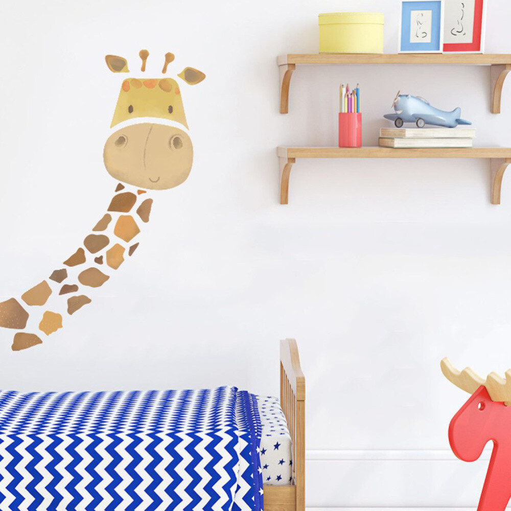 2 Sets Pvc Giraffe Wall Sticker Child Animal Wallpaper Decals eBay