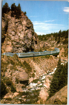 Vista Dome California Zephyr Train South Boulder Canyon CO Rockies Postcard