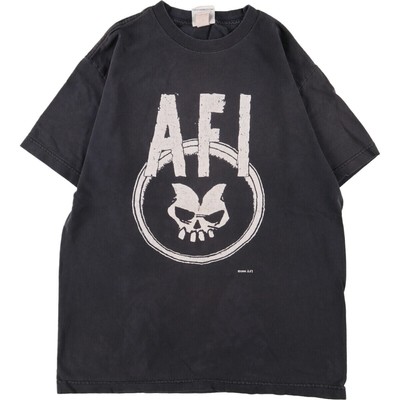 Vintage 90'S CINDER BLOCK AFI Band Short Sleeve T-shirt AHN01742