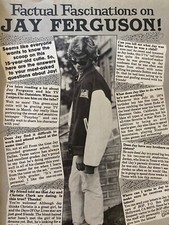 Jay Ferguson, The Outsiders, Full Page Vintage Clipping, b