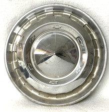 Original 1950s60s Chevy 6 Six Bowtie Hubcapstainless Steelcartruck15inch