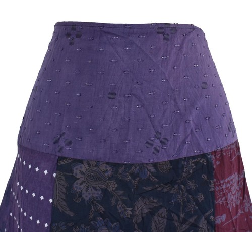 Wide Leg Patchwork Trousers 8 10 12 14 16 18 20 Hippy Fair Trade Ethnic Hippie - Picture 2 of 3