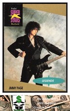 1991 Pro Set SuperStars MusiCards #17a Jimmy Page -