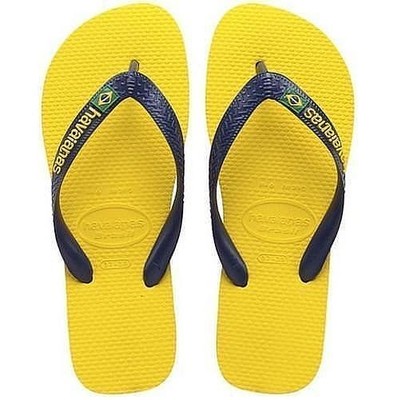 havaianas yellow blue