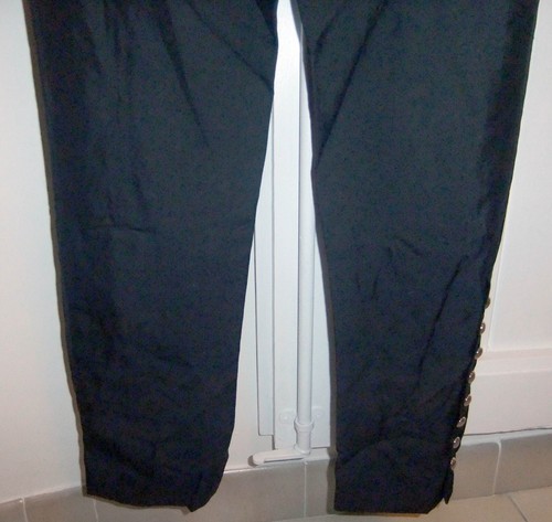 Clements Ribeiro ladies black shantung silk jodphur trousers-EU 36-US 4-NEW - Picture 7 of 8
