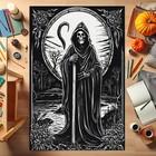 Horror Death Rug, Gothic Area Rug, Soul Rug, Fantastic Rug, Horror Rug, Bathmat,