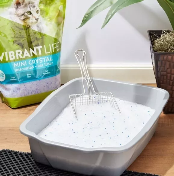 Unscented crystal top cat litter