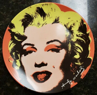 ANDY WARHOL x Block China 'Marilyn (Red)' Plate 1997 from 'Some