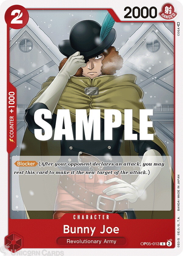 OP05-013 Bunny Joe :: Common One Piece TCG Card :: OP05: Awakening Of The New Er