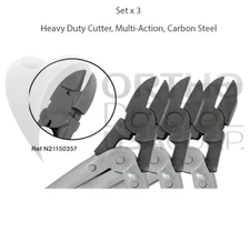 Orthodontic Pliers Hard Wire Cutters Set x 3 Made for USA Orthodentalusa Corp.