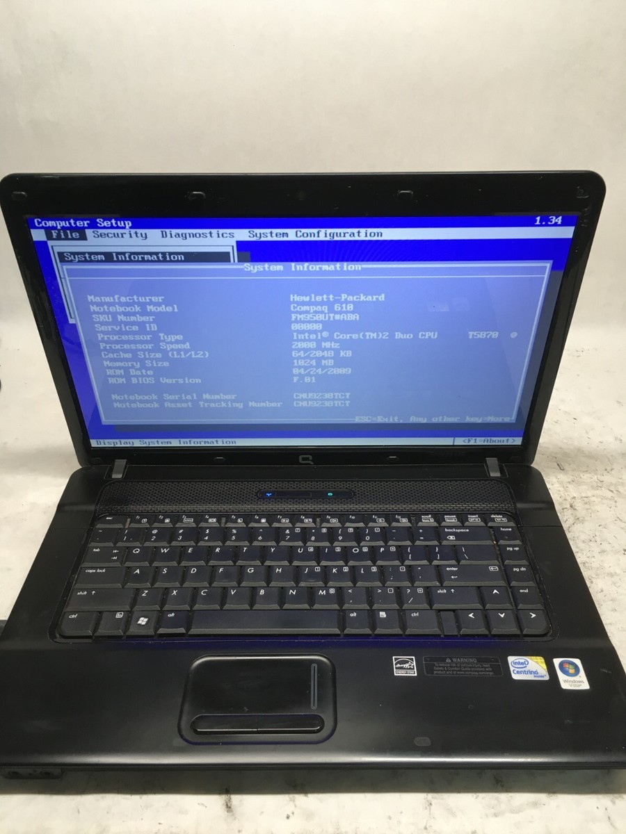 HP Compaq 610 15