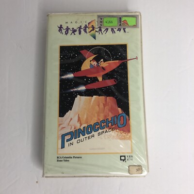 Pinocchio In Outer Space (Clamshell VHS, 1985, Magic Window) Animated