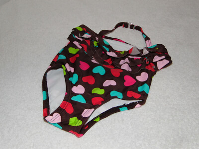 Circo One Piece Newborn Bathing Suit Size 12 Months Brown with