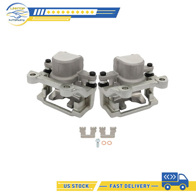 Brake Calipers 2x Rear w/ Bracket Pair For Dodge Charger SRT 6.2L 2015-2017
