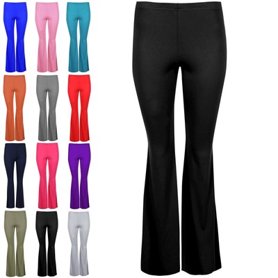 Da Donna anni'70 Vintage Retrò Hippy Bell Pantaloni Donna Fit Palazzo  Legging Pants | eBay
