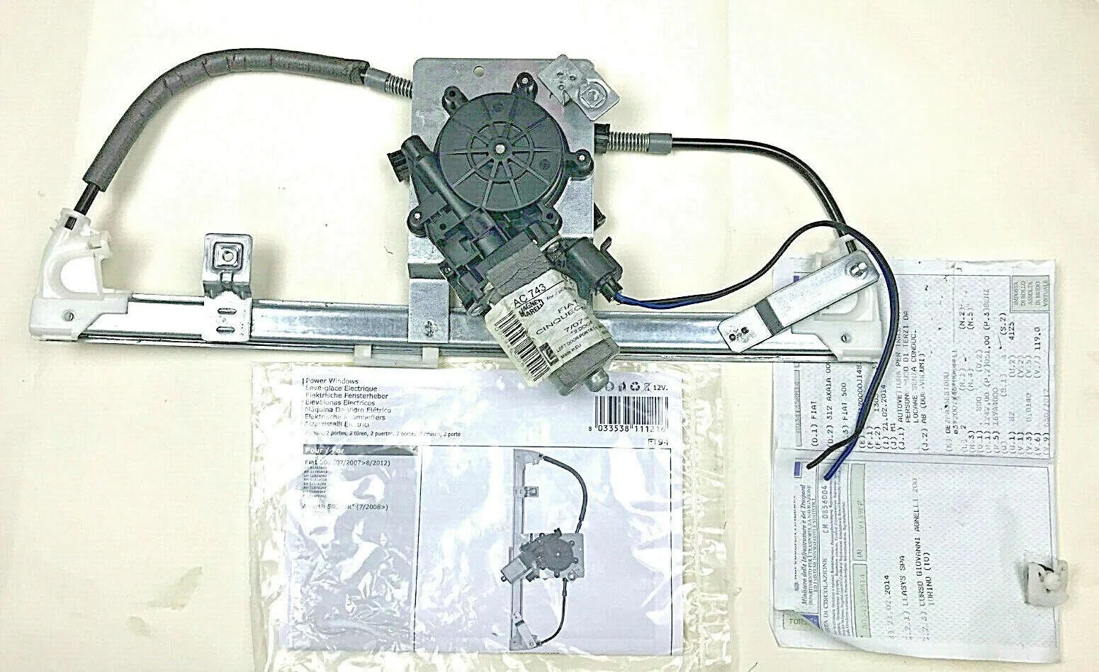 350103743000, ORIGINAL MAGNETI MARELLI, Fensterheber vorne links 