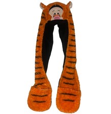 Disney Parks Plush Tigger Hat Scarf Mittens Youth Rare Retired Winnie The Pooh