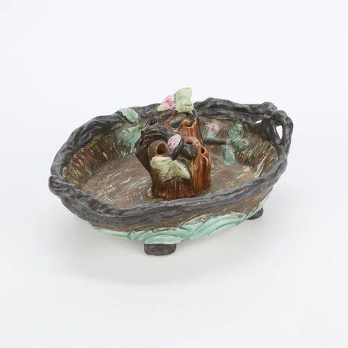 Weller Warwick Vessel with Flower Frog