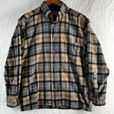 Pendleton Vintage Lodge Shirt Men Small Plaid 100 Pure Virgin Wool Made In USA