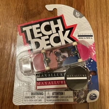 RARE Pink Tech Deck Series 12 Maxallure Fingerboard Skateboard NEW 