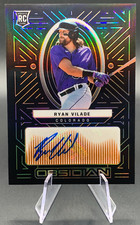 2022 Ryan Vilade RC /50 Obsidian FOTL Orange Electric Etch Rookie AUTO | Rockies