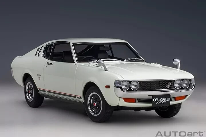 1/18 Toyota Celica Liftback 2000GT (RA25) RHD 1973 White 1/18 Toyota Celica Liftback 2000GT (RA25) RHD 1973 White