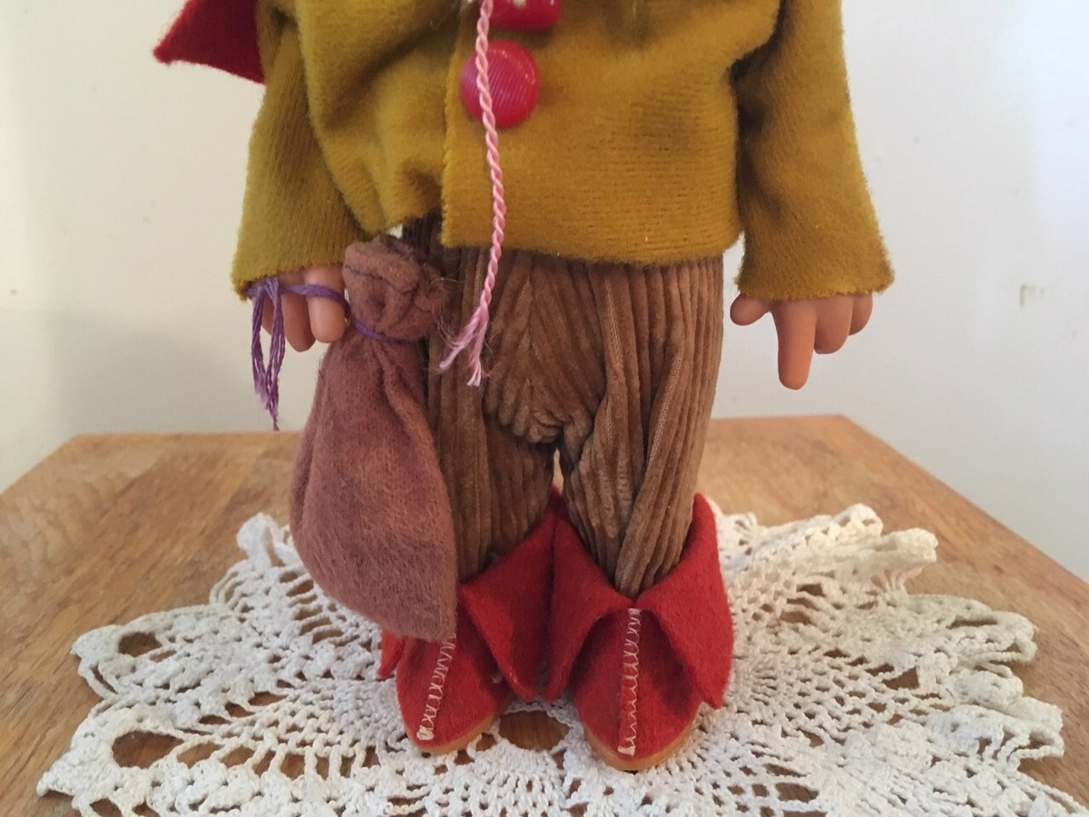 Sandmnnchen  ザントマン 赤マント28cm 東ドイツDDR Sandman, German Sandmaennchen, East Germany/GDR Rare Vintage