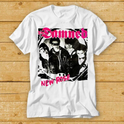 The Damned New Rose Musik Top Tee Bestseller Geburtstag Geschenk T-Shirt 2457