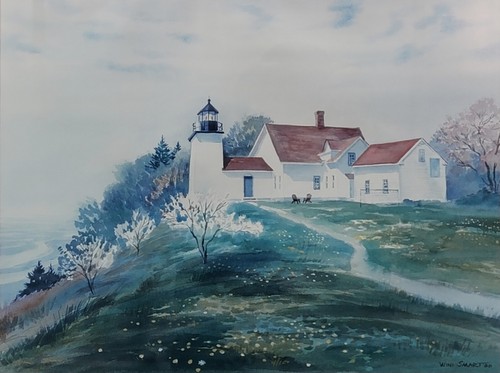 Wini Smart #4 von 100 handsigniertes Echtheitszertifikat & Original Verkaufsbeleg "Fort Point Light" - Bild 2 von 15