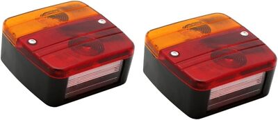 Rückleuchte inkl Leuchtm. Heckleuchte Anhänger PKW Rücklichter E11 2 PCS  