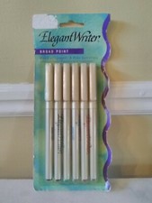 Vintage 1998 Speedball Broad Point Calligraphy Fine Lettering 6 Marker Set READ