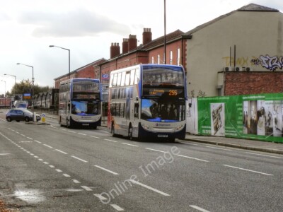 Photo 6x4 Buses on Chester Road Manchester Two Stagecoach buses, on route c2011