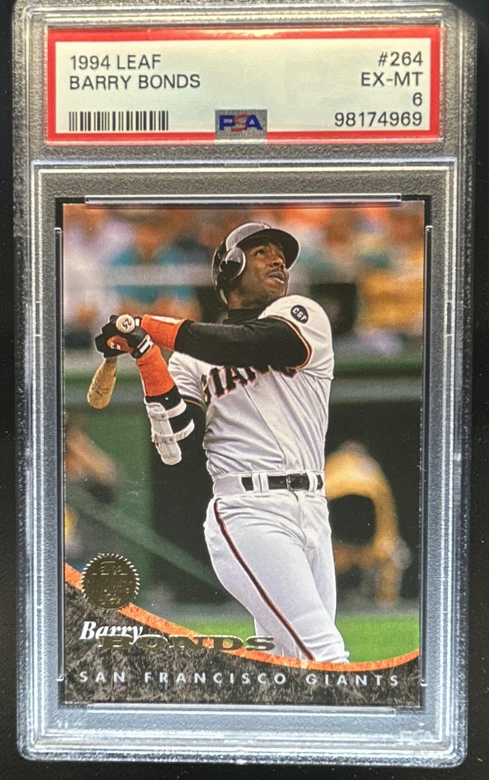 1994 Leaf Barry Bonds #264 Giants PSA 6